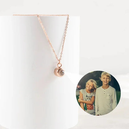Personalized Neclace photo projection Unisex To Bond Love ℠ Jewelry