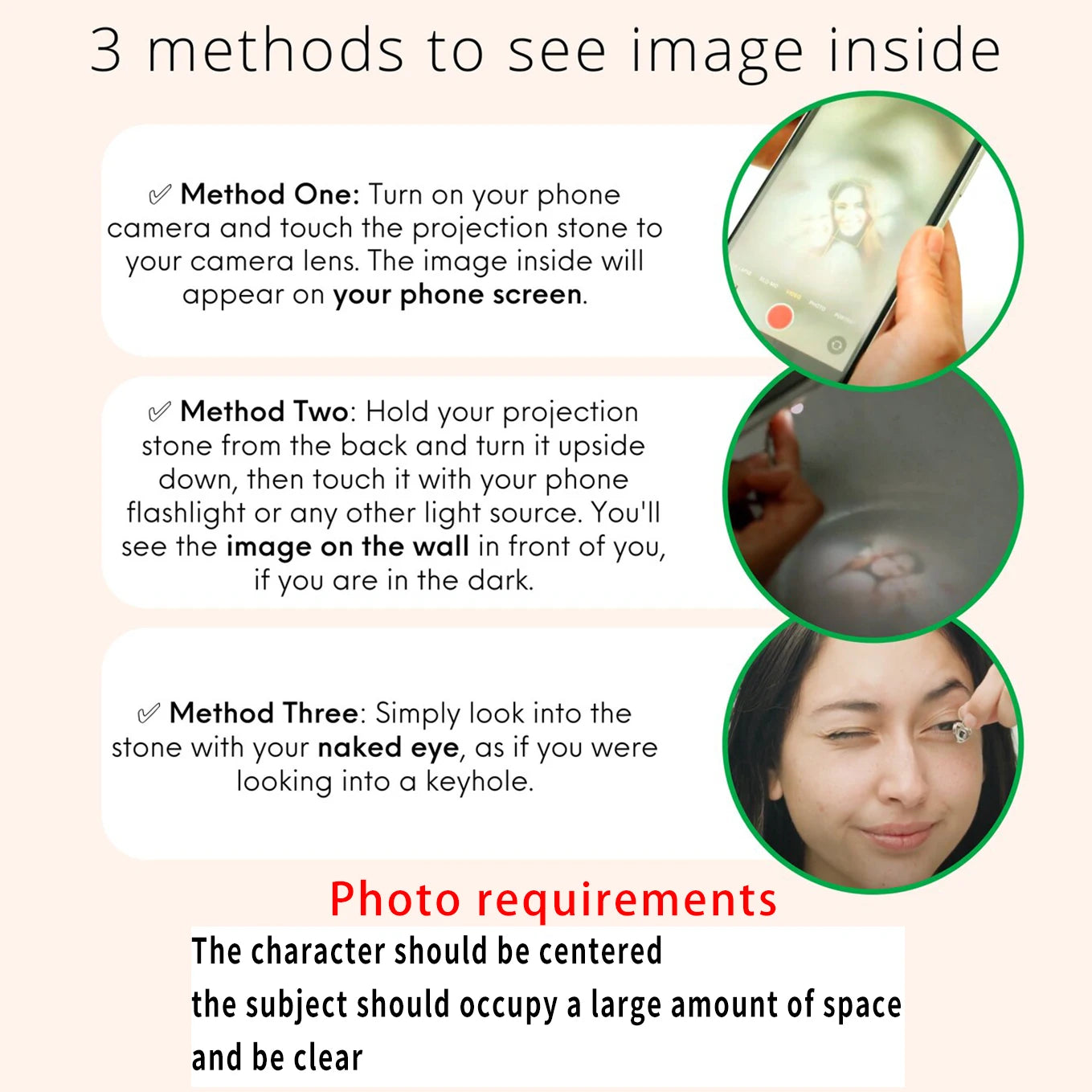 Custom Photo Projection Bracelets for women and men To Bond Love Jewelry