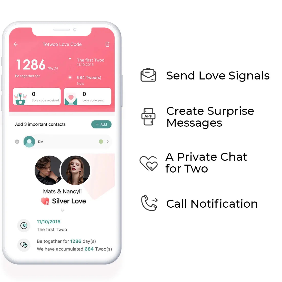 ToBondLove™ armbanden met lange afstandsaanraking | Totwoo sieraden voor koppels