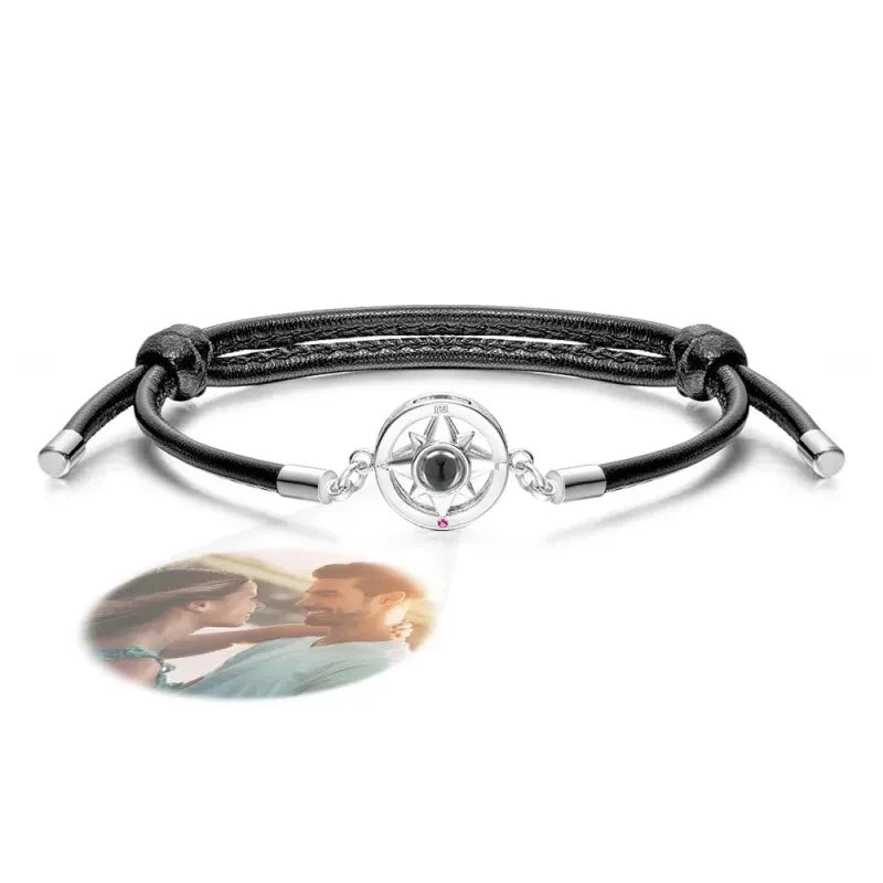 Custom Photo Projection Bracelets for women and men To Bond Love Jewelry