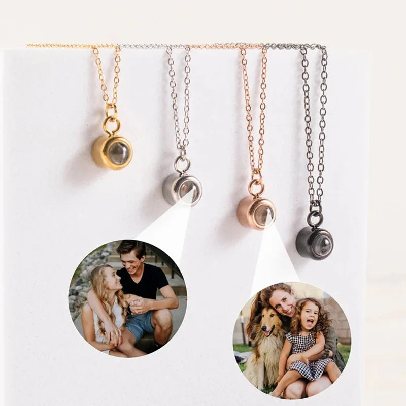 Personalized Neclace photo projection Unisex To Bond Love ℠ Jewelry
