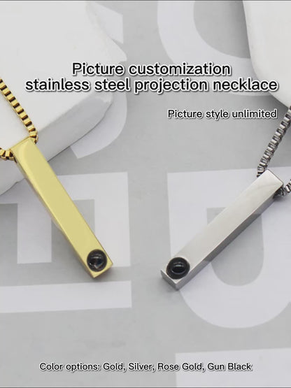 Personalized Neclace photo projection Unisex To Bond Love ℠ Jewelry